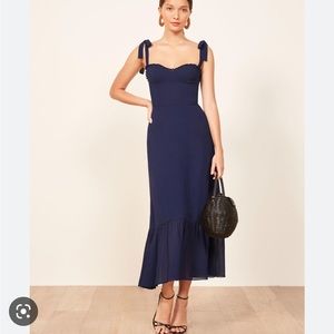 Reformation Nikita Dress- Blue